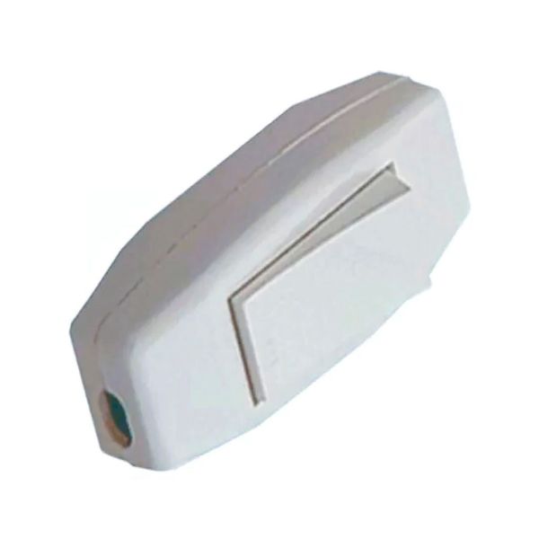 Apagador de paso, 10 A, 127 V, blanco. WD0229 Royer