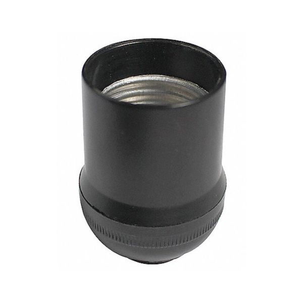 Portalámpara estándar con cuerda, aluminio, negro. WD4111 Royer