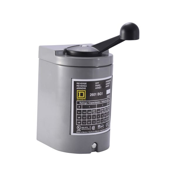 Conmutador Reversible Tipo Tambor 2601BG1 Square D by Schneider Electric