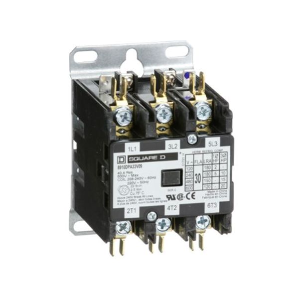 Contactor magnético de propósito definido, 30 A, 3 polos. 8910DPA33V09 Schneider Electric