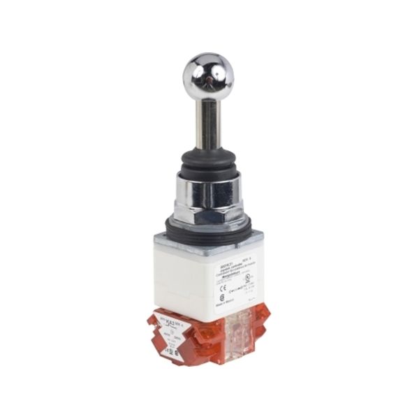 Controlador de joystick Ø 30mm, vertical, 3 direcciones, retorno resorte. 9001K31H8 Schneider Electric