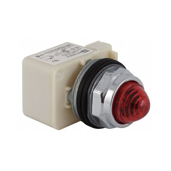 Luz de piloto octogonal, Ø 30, rojo, 24 V. 9001KP35LRR9 Schneider Electric