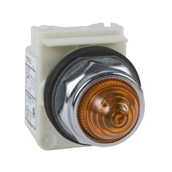 Luz de piloto octogonal, Ø 30, ámbar, 120 V. 9001KP38LYA9 Schneider Electric