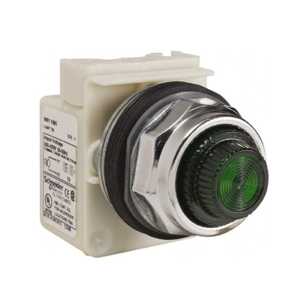 Lámpara piloto verde, 440 V, Ø 30 mm. 9001KP5G31 Schneider Electric