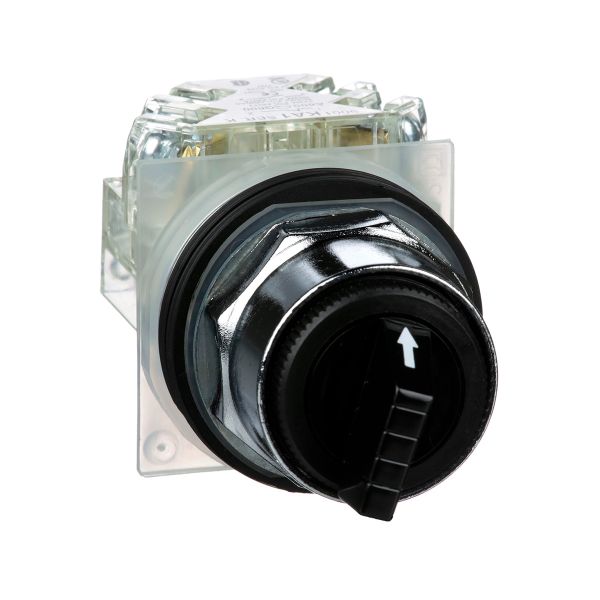 Mando selector no iluminado de 3 posiciones, Ø 30, 10 A. 9001KS43BH13 Schneider Electric
