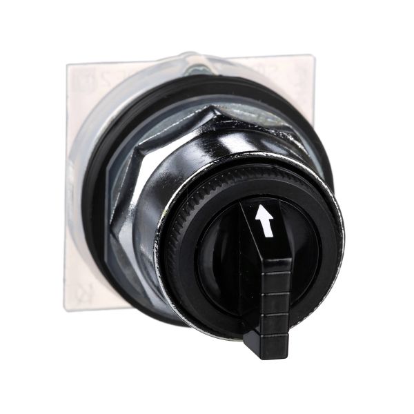 Selector negro, ø30, 3 posiciones con retorno. 9001KS53B Schneider Electric