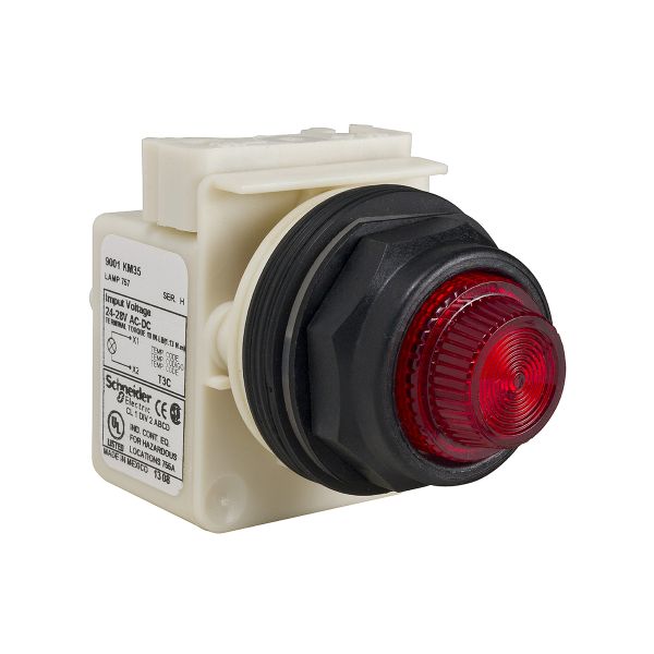 Lámpara piloto, Ø 30, rojo. 9001SKP35R31 Schneider Electric