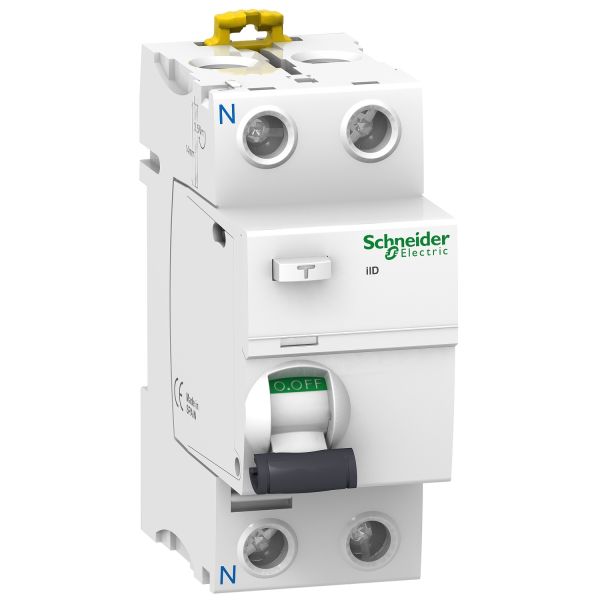 Pastilla Interruptor Termomagnético A9, 2 Polos, 25A, A9R71225 Schneider Electric