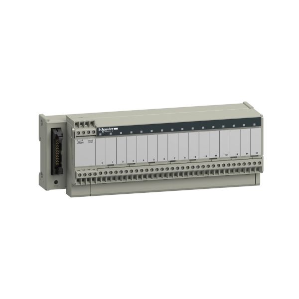Sub-base de relés de salida electromecánicos, 16 canales. ABE7R16S210 Schneider Electric