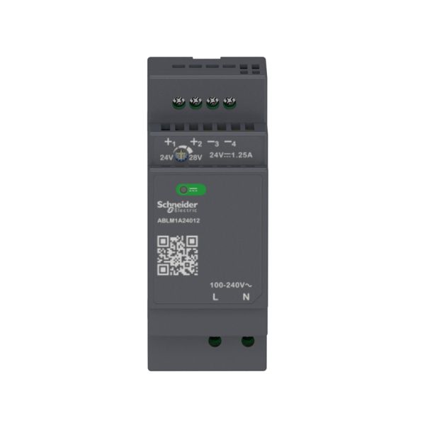Fuente de alimentación regulada, 100-240 V, monofásica, modular. ABLM1A24012 Schneider Electric