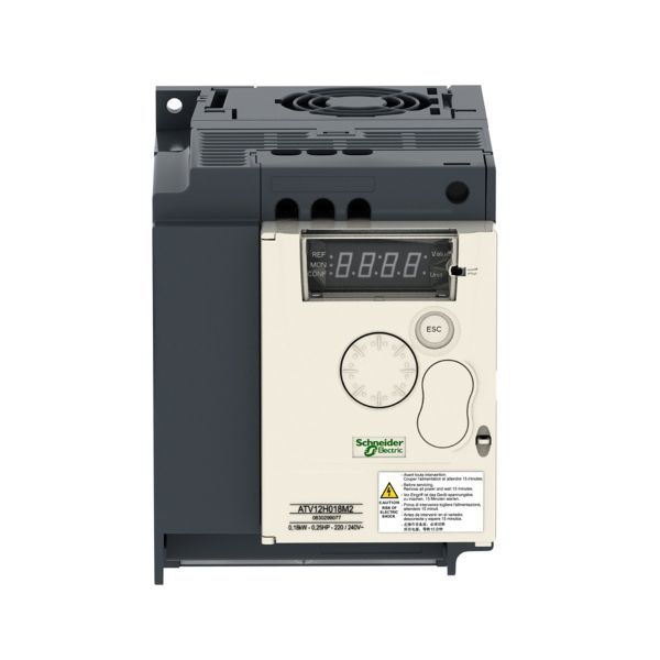 Variador de velocidad, 1 fase, 100 V, 0,75 kW. ATV12H075F1 Schneider Electric