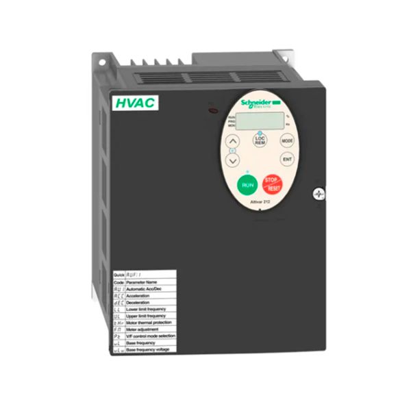 Variador de velocidad, 3 fases, 480 V, 4 kW. ATV212HU40N4 Schneider Electric