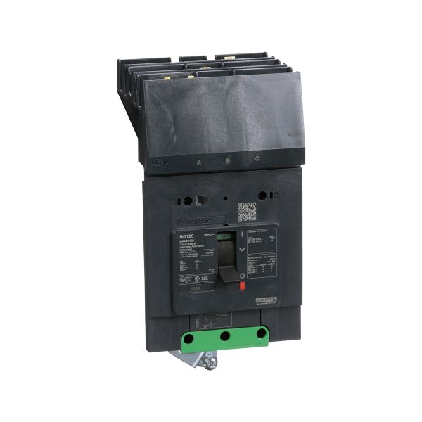 Interruptor automático, termomagnético, 125 A. BDA36125 Schneider Electric