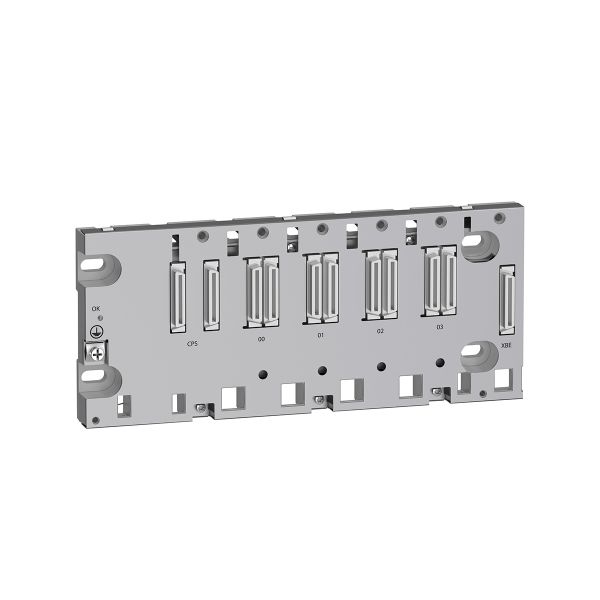 Placa trasera de 4 ranuras, 24 V CC. BMEXBP0400 Schneider Electric