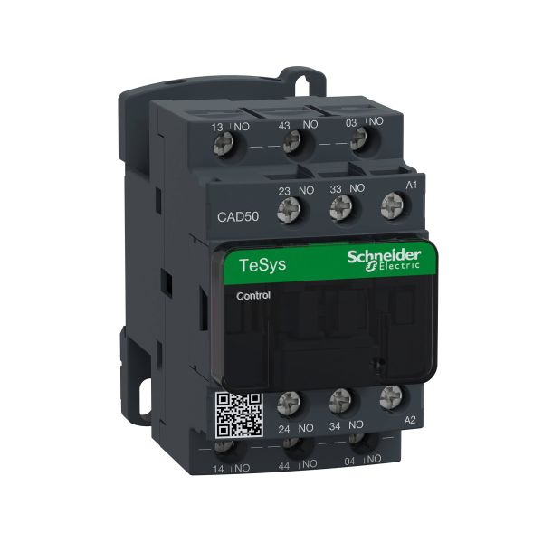 Contactor instantáneo 220 V CA, 10 A. CAD50M7 Schneider Electric