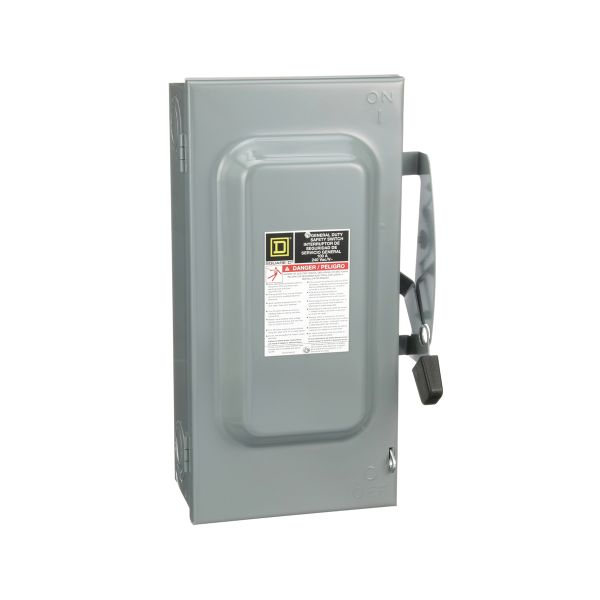 Interruptor de seguridad, 100 A, NEMA 1. D323N Schneider Electric