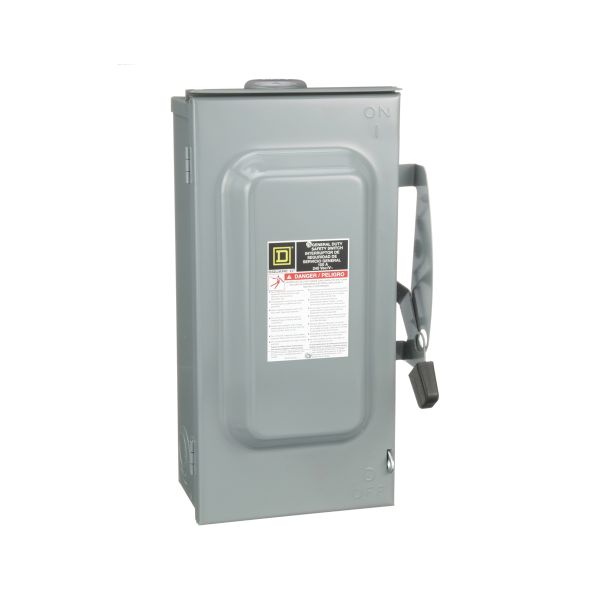 Interruptor de seguridad, 100 A, NEMA 3R. D323NRB Schneider Electric