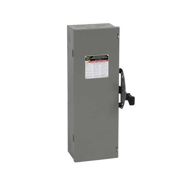 Interruptor de seguridad, 60 A, NEMA 1. DTU362 Schneider Electric