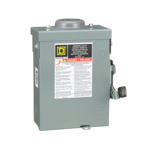 Interruptor de seguridad, portafusibles, 3 polos. DU321RB Schneider Electric