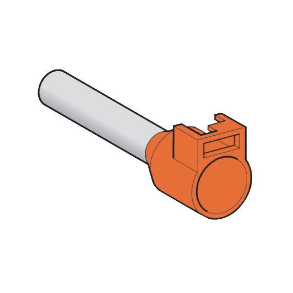 Terminal de cable aislado, 4 mm², naranja. DZ5CA042 Schneider Electric