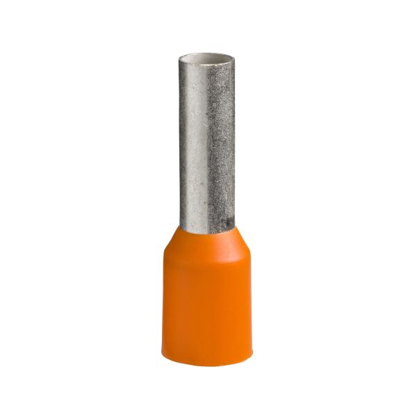 Terminal para cable, calibre 12, naranja. DZ5CE042 Schneider Electric