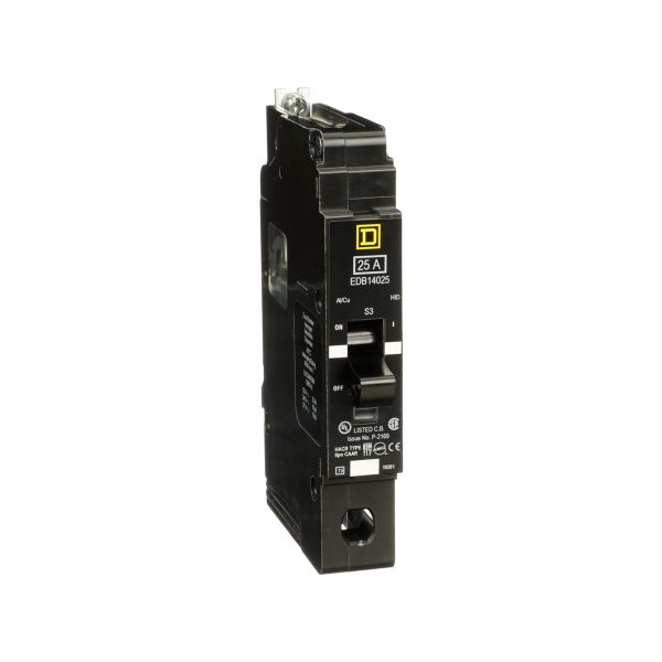 Interruptor mini atornillable, 25 A. EDB14025 Schneider Electric