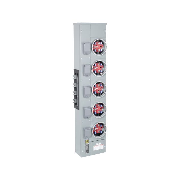 Módulo de medidores, trifasico, 5 servidores, 125 A. EZM315-125 Schneider Electric