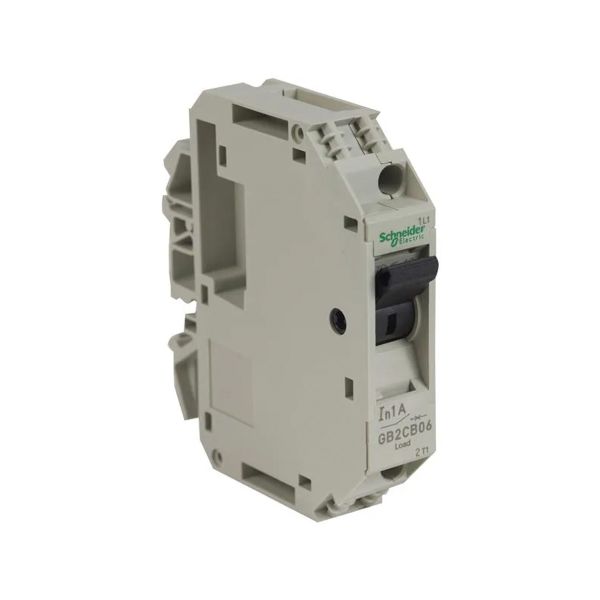 Interruptor automático para circuitos de comando, 1 A, 1 polo. GB2CB06 Schneider Electric