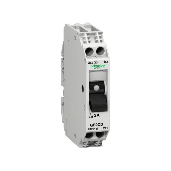 Interruptor magnetotérmico, 4 A, 1 polo, 2 W. GB2CD09 Schneider Electric