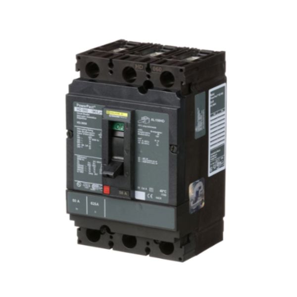 Interruptor termomagnético, 3 polos, 50 A. HDL36050 Schneider Electric