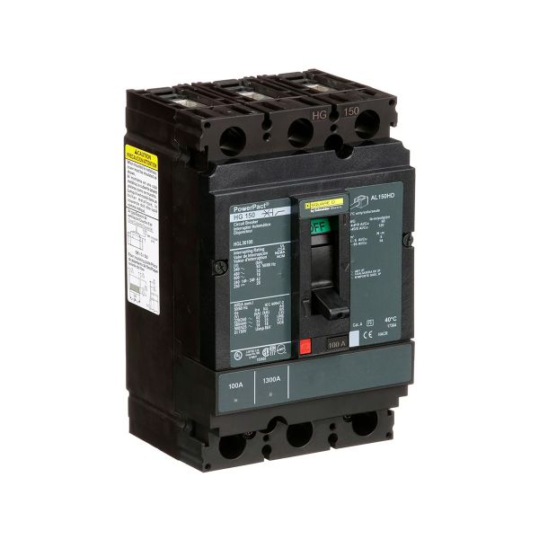 Interruptor Termomagnético, 100 A, 3 polos, HGL36100 Schneider Electric