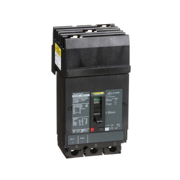 Interruptor termomagnético, 3 polos, 30 A. HJA36030 Schneider Electric