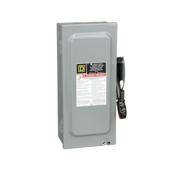 Interruptor de seguridad, sin fusible, NEMA 1. HU361 Schneider Electric