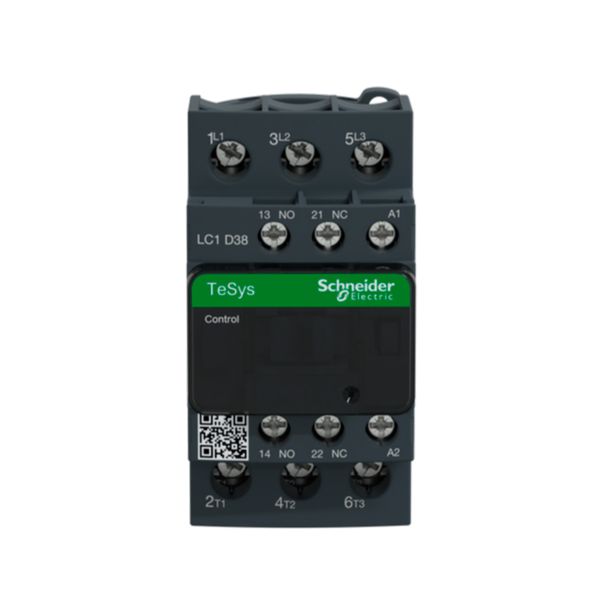 Contactor, TeSys D, 3 polos, 38 A, 110 V. LC1D38F7 Schneider Electric