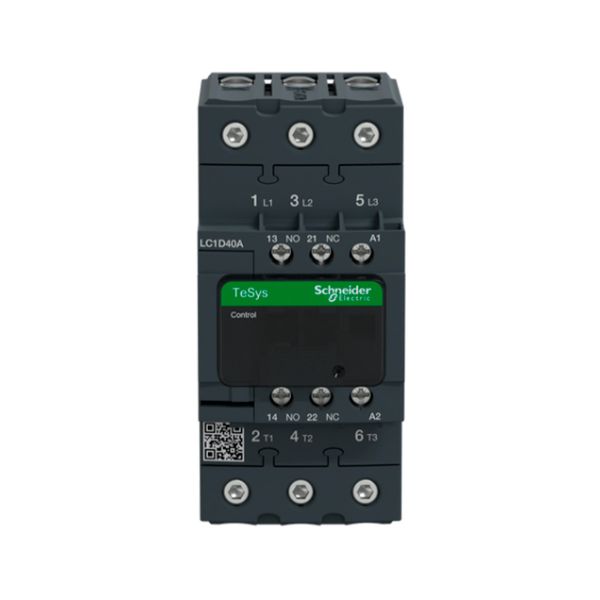 Contactor, TeSys D, 3 polos, 40 A, 220 V. LC1D40AM7 Schneider Electric