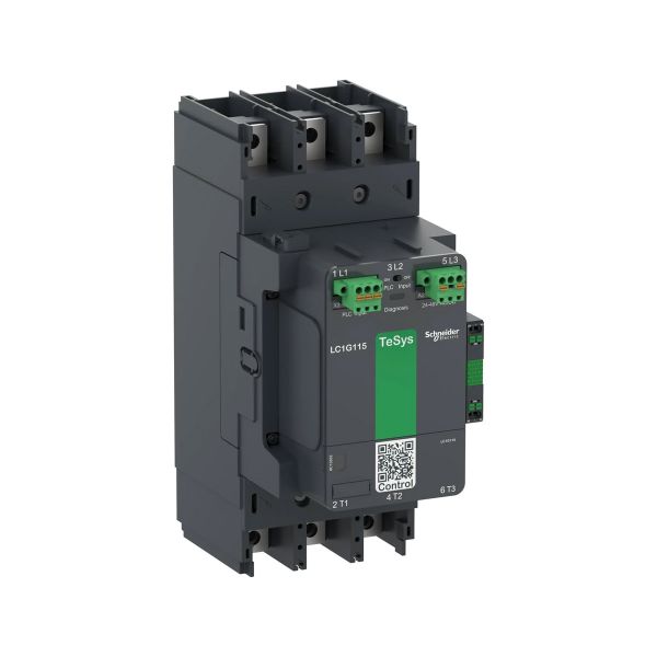 Contactor 3 polos, 115 A, bobina 100-250V AC. LC1G115KUEN Schneider Electric