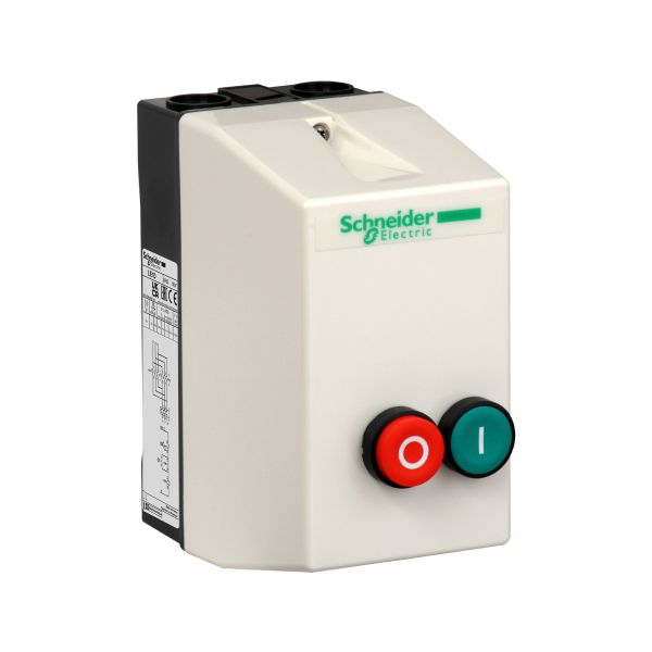 Arrancador directo encerrado, 9 A, bobina 110 VAC. LE1D09F7 Schneider Electric