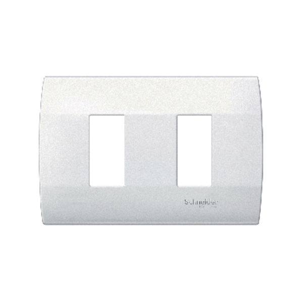 Placa Blanca, 2 Módulos, MWD37120 Schneider Electric.