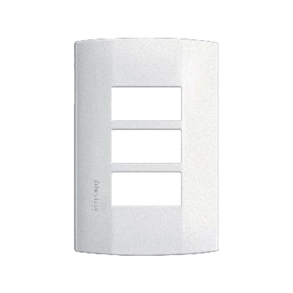 Placa Blanca, 3 Módulos, MWD37130 Schneider Electric