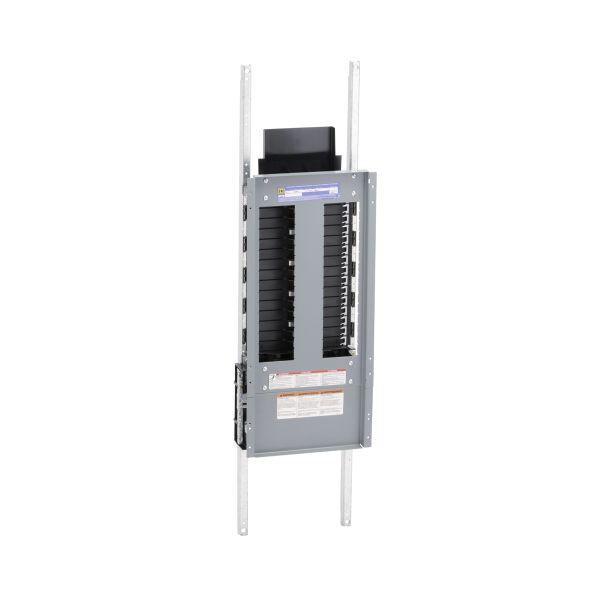 Interior del panel, NF, terminales principales, busbar de cobre. NF430L4C Schneider Electric