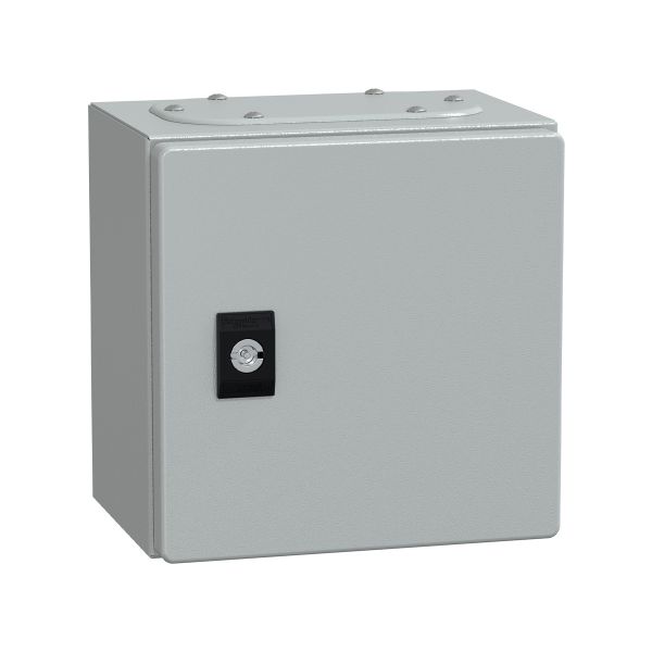 Puerta ciega sin placa de montaje, 200 x 200 x 150 mm, IP66. NSYCRN22150 Schneider Electric