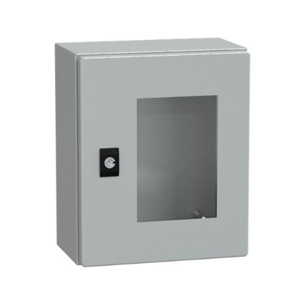 Gabinete industrial multiusos, 300 x 250 mm, gris. NSYCRN325150T Schneider Electric