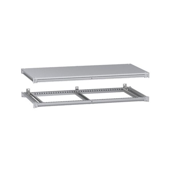 Marco superior e inferior para armario, 1200 x 600 mm. NSYSFNC126 Schneider Electric