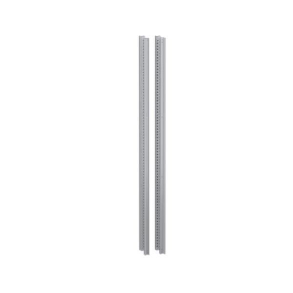 Cuatro soportes verticales de acero, multiuso. NSYSFNV20 Schneider Electric