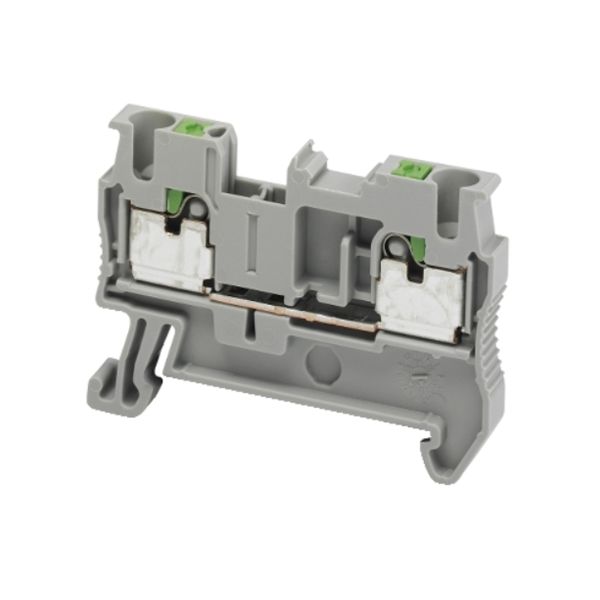 Bloque de terminales de paso, 2.5 mm², gris. NSYTRP22 Schneider Electric