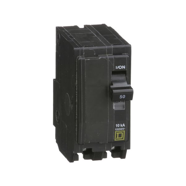 Pastilla Interruptor Termomagnético 2 Polos, 50A, QO250 Schneider Electric