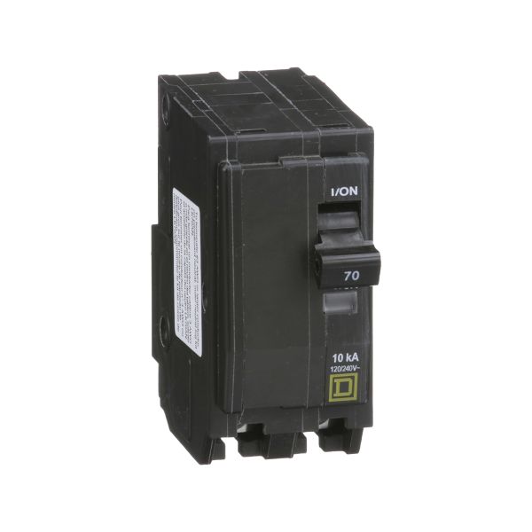 Pastilla Interruptor Termomagnético 2 Polos, 70A, 10kA, QO270 Schneider Electric