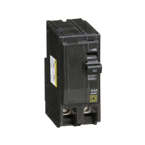 Interruptor Termomagnético Q0280, 2 polos, 80 A, enchufable, QO280 Schneider Electric