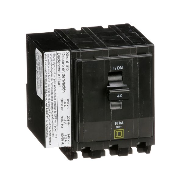 Mini disyuntor, QO, 40 A, 3 polos, 120-240 VCA, 10 kA, m. QO3401021 Schneider Electric
