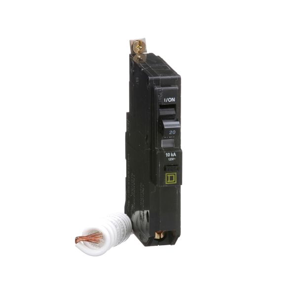 Mini disyuntor, QO, 20 A, 1 polo, 120 V CA. QOB120EPD Schneider Electric
